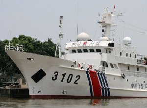 中國海警船出海首航 配直升機提高執(zhí)法效能