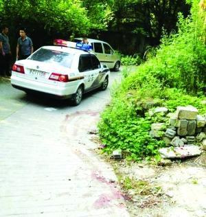 事發(fā)現(xiàn)場留有血跡(資料圖)