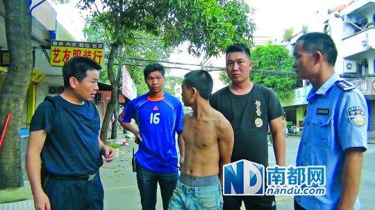 犯罪嫌疑人彭某被抓獲。神灣警方供圖