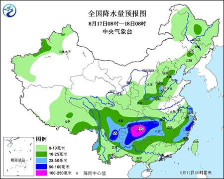 強降雨襲西南江南 重慶貴州局地大暴雨