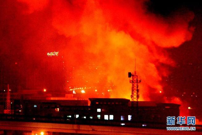 #（突發(fā)事件）（2）大連一液化氣站爆炸4人受傷 