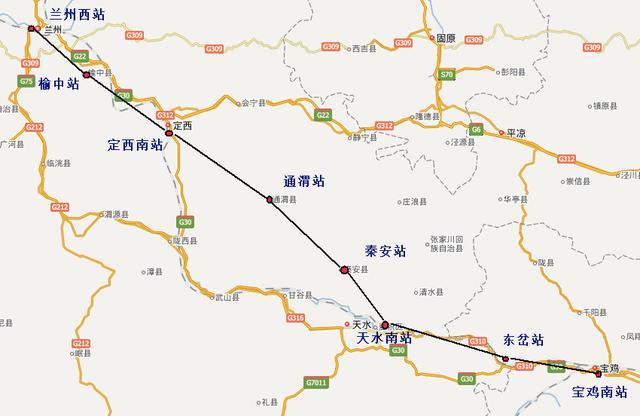 寶蘭高鐵有望明年通車，全線8站堪稱西部最美高鐵