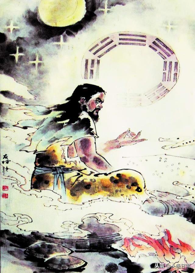 伏羲十四大功績(jī)（雙語文字）