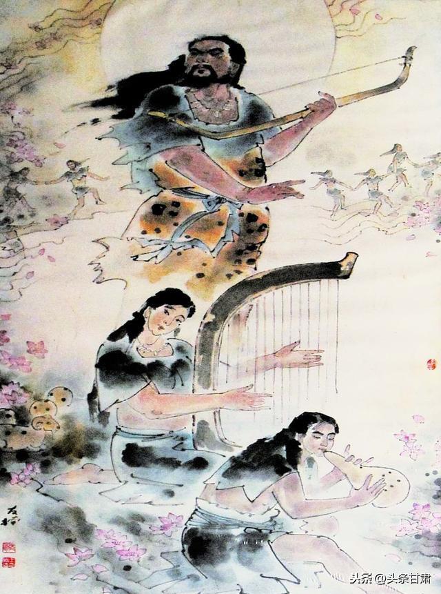 伏羲十四大功績(jī)（雙語文字）