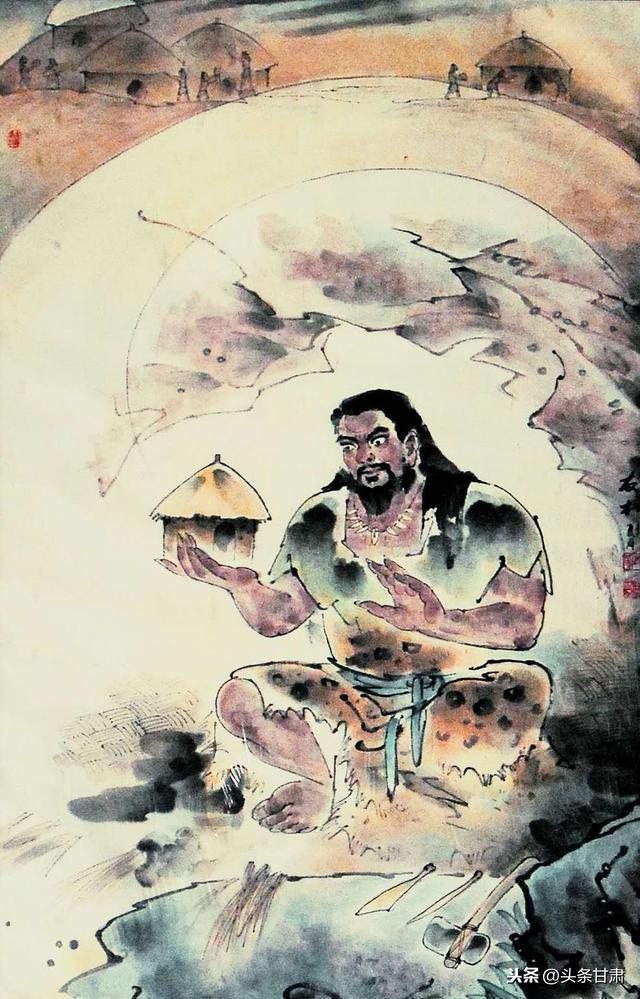 伏羲十四大功績(jī)（雙語文字）