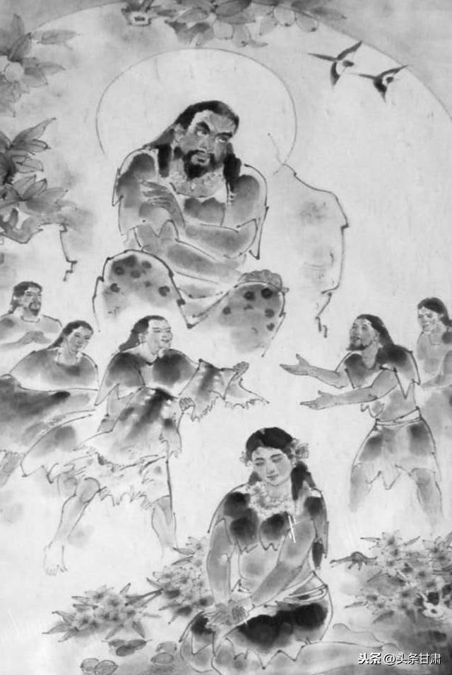 伏羲十四大功績(jī)（雙語文字）