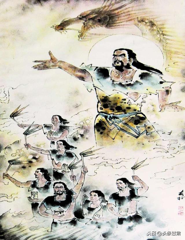 伏羲十四大功績(jī)（雙語文字）