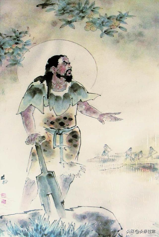 伏羲十四大功績(jī)（雙語文字）