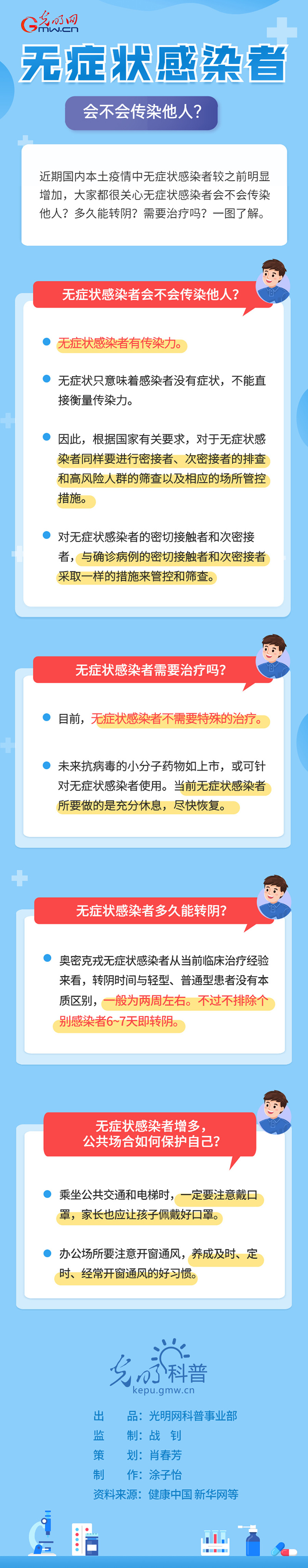 【防疫科普】無(wú)癥狀感染者會(huì)不會(huì)傳染他人？