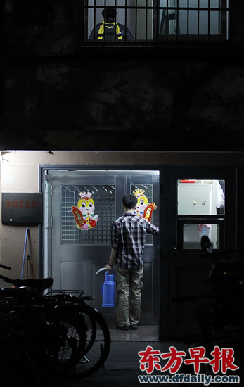 發(fā)生投毒案件的20號宿舍樓。早報記者孫湛圖