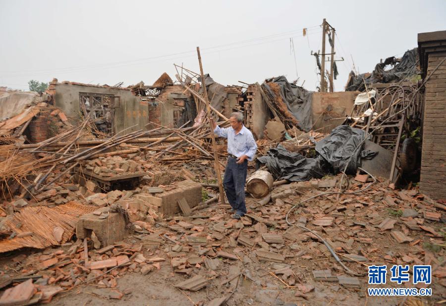 #（社會(huì)）（3）江蘇省高郵市遭遇龍卷風(fēng)襲擊