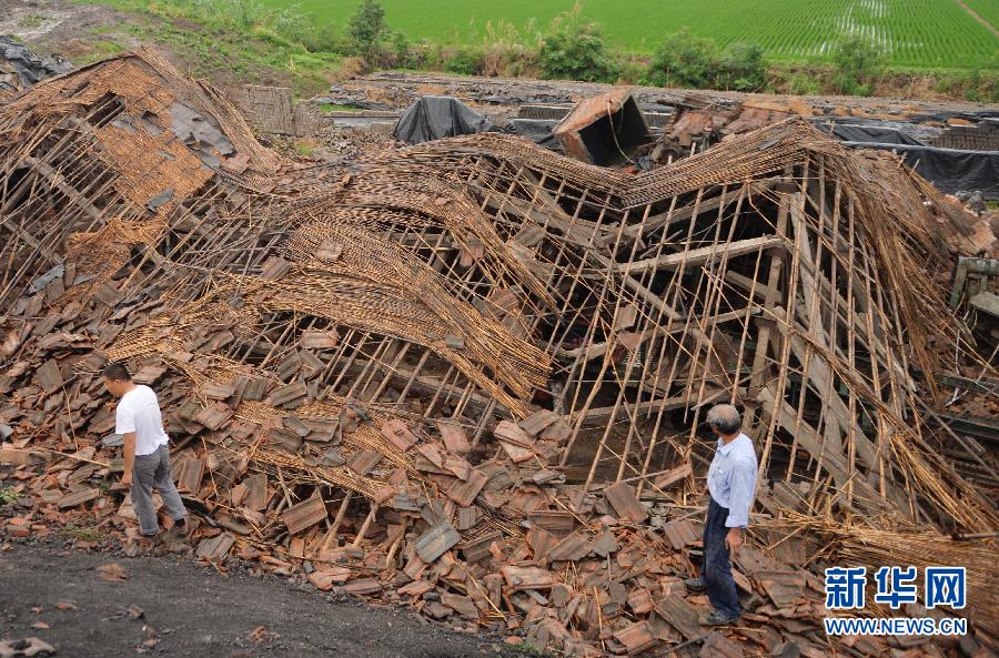 #（社會）（1）江蘇省高郵市遭遇龍卷風襲擊
