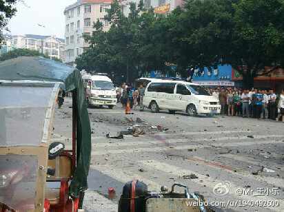廣西桂林發(fā)生一起爆炸事故 疑有一人已經(jīng)死亡