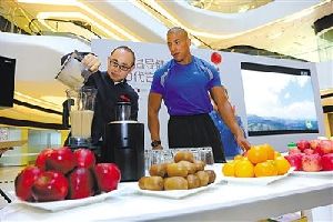 潘石屹代言天水蘋果