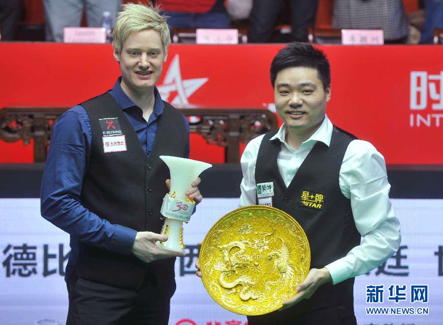 （體育·名人相冊(cè)）（2）斯諾克——丁俊暉奪得中國(guó)公開(kāi)賽冠軍 
