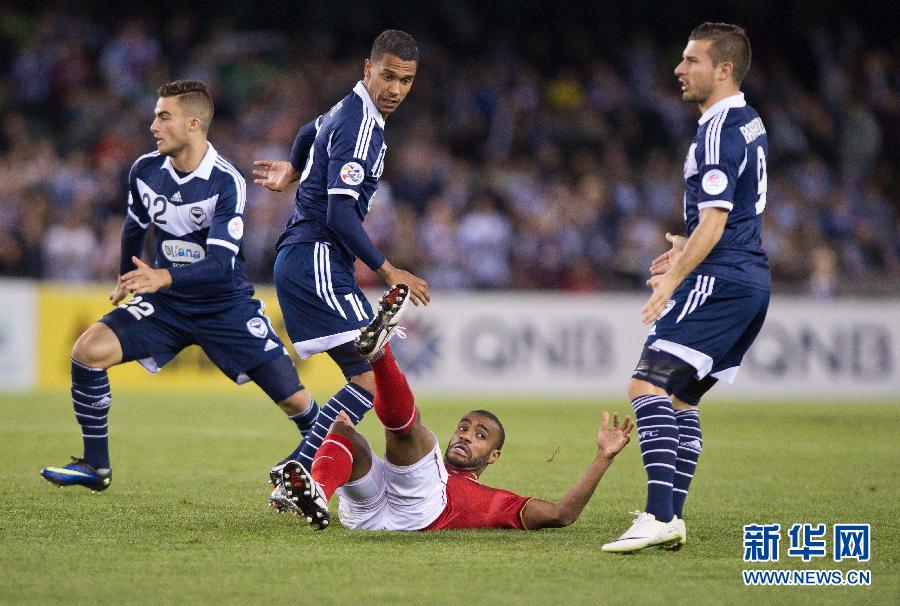 （體育）（2）足球——亞冠：廣州恒大隊對陣墨爾本勝利隊